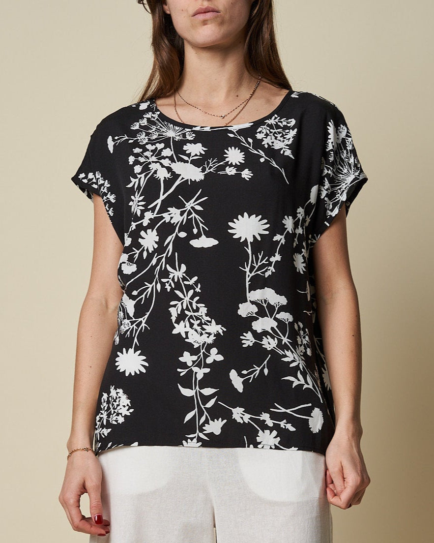 Floral batwing top online