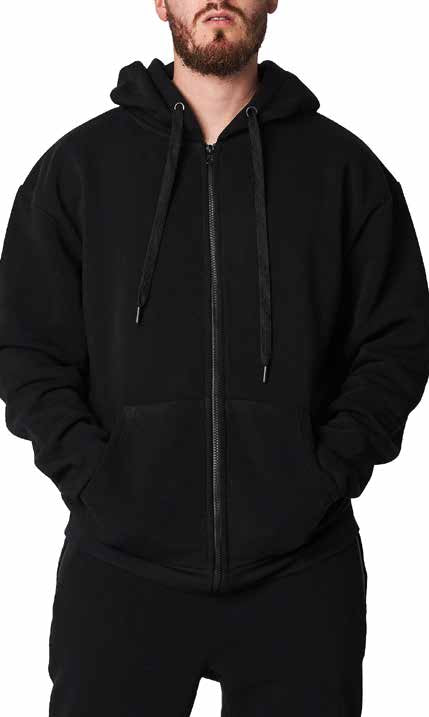 Basic Zip Front Hoodie