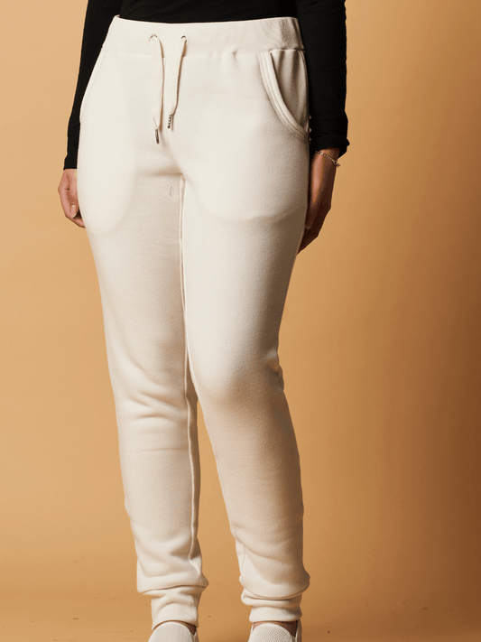 TRACKPANTS WITH RIB CUFF & SIDE POCKETS