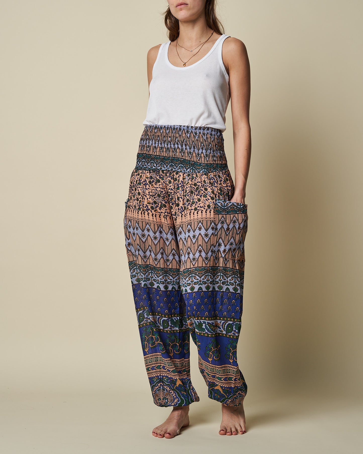 SHIR WAIST PANT