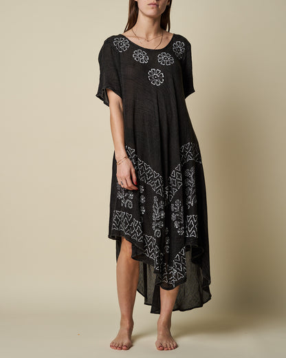 SHORT SLEEVE UMBRELLA DRESS